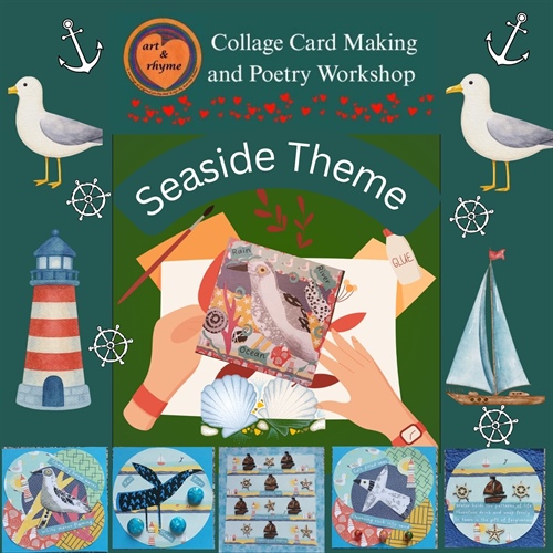 Collage Card Making and Poetry...