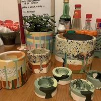 Jesmonite Plant Pot workshop