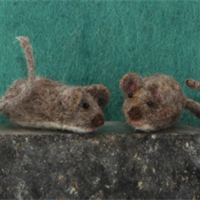 Halloween Mouse Needle Felting Workshop