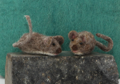 Halloween Mouse Needle Felting...