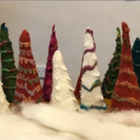 3D Felt Christmas Trees Workshop
