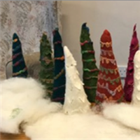 3D Felt Christmas Trees Workshop