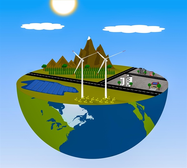 Do the words "Sustainable...
