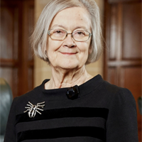 Lady Brenda Hale: With the law...