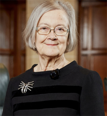 Lady Brenda Hale: With the law...