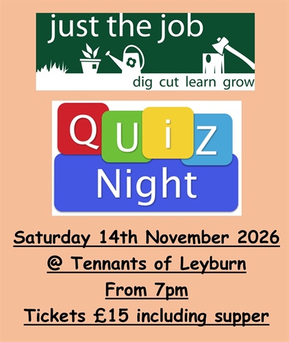 Just the Job Quiz Night