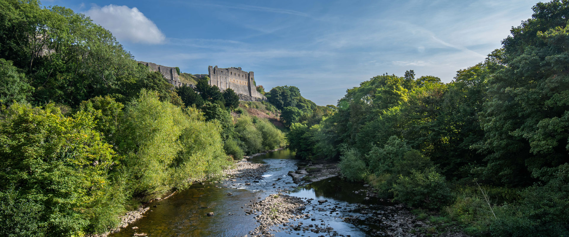 River arieal shot from Richmond